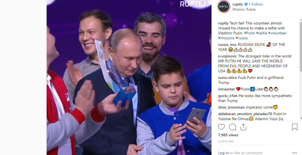 Dečak nagovorio ruskog predsednika da urade selfi, ali mu se telefon zaglavio, Vladimir je onda odlučio da REAGUJE! (VIDEO)