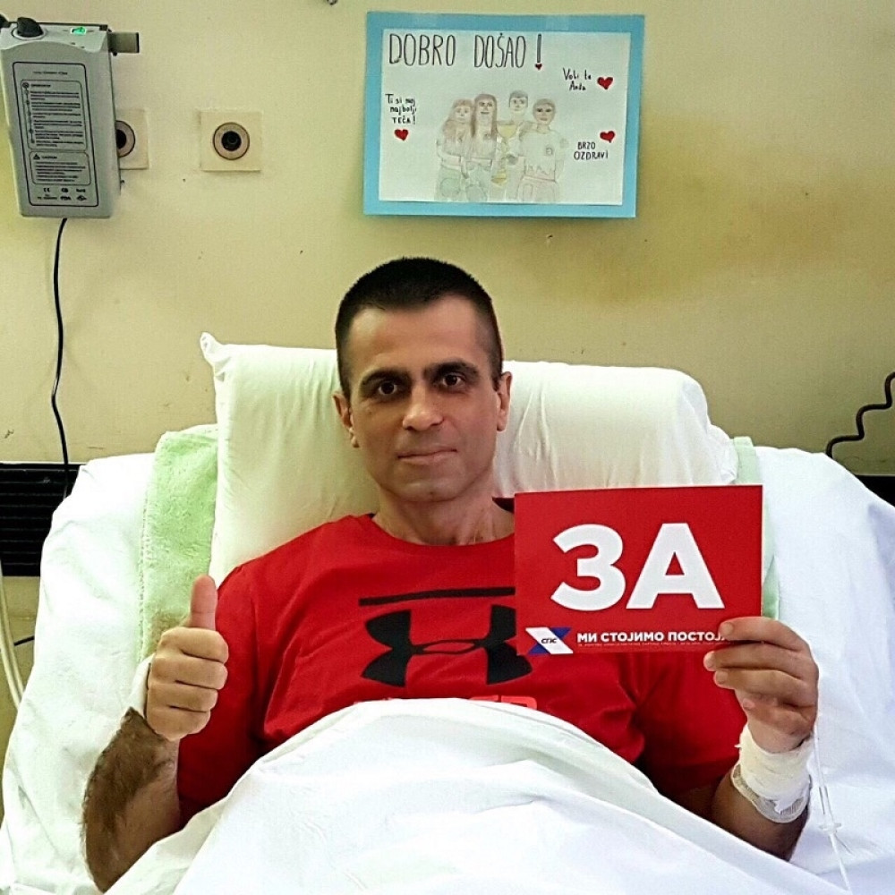 Dačić posetio prijatelja koji je imao tešku saobraćajnu nesreću