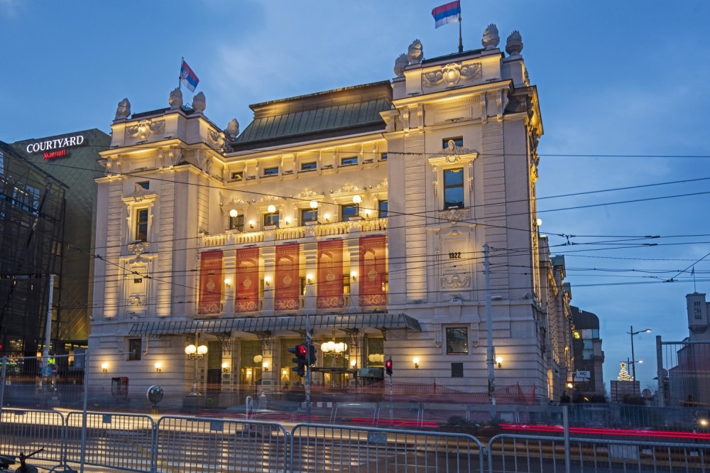 Završeni radovi na prednjoj fasadi zgrade Narodnog pozorišta