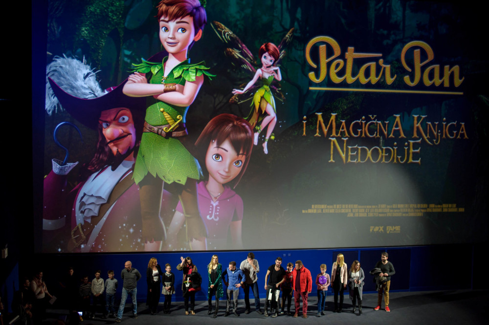 Prikazana svečana premijera sinhronizovanog crtanog filma Petar Pan i Magična knjiga Nedođije