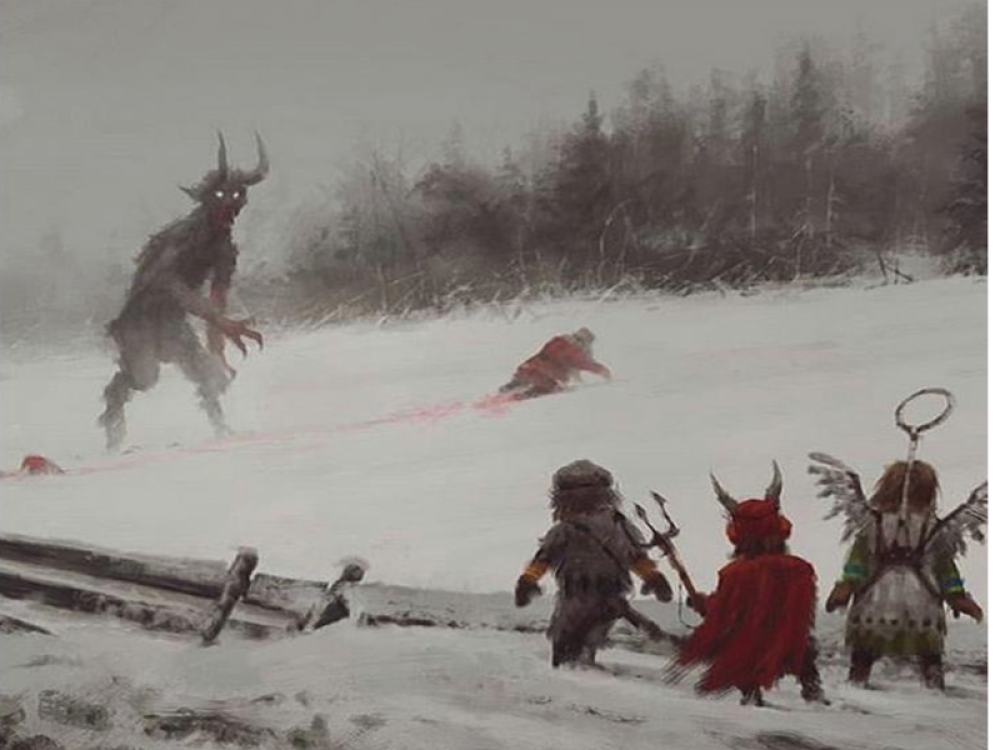 Ako ove godine niste bili dobri neće vas posetiti Deda Mraz, već OVO ČUDOVIŠTE!