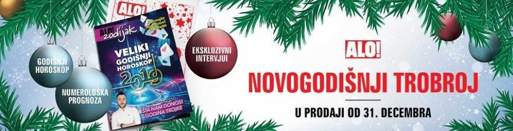 „ALO!“ novogodišnji trobroj na kioscima od 31. decembra