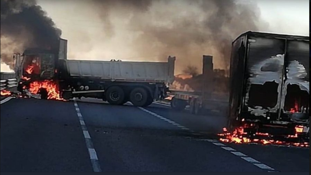 Bagerima preprečili put, i razbili kombi sa parama, u toku najveća POTERA U ZEMLJI!