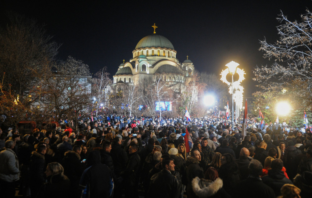 Putina i Vučića ispred Hrama sačekalo oko 125.000 ljudi, predsednik Rusije se ovim rečima obratio Srbima! (FOTO+VIDEO)