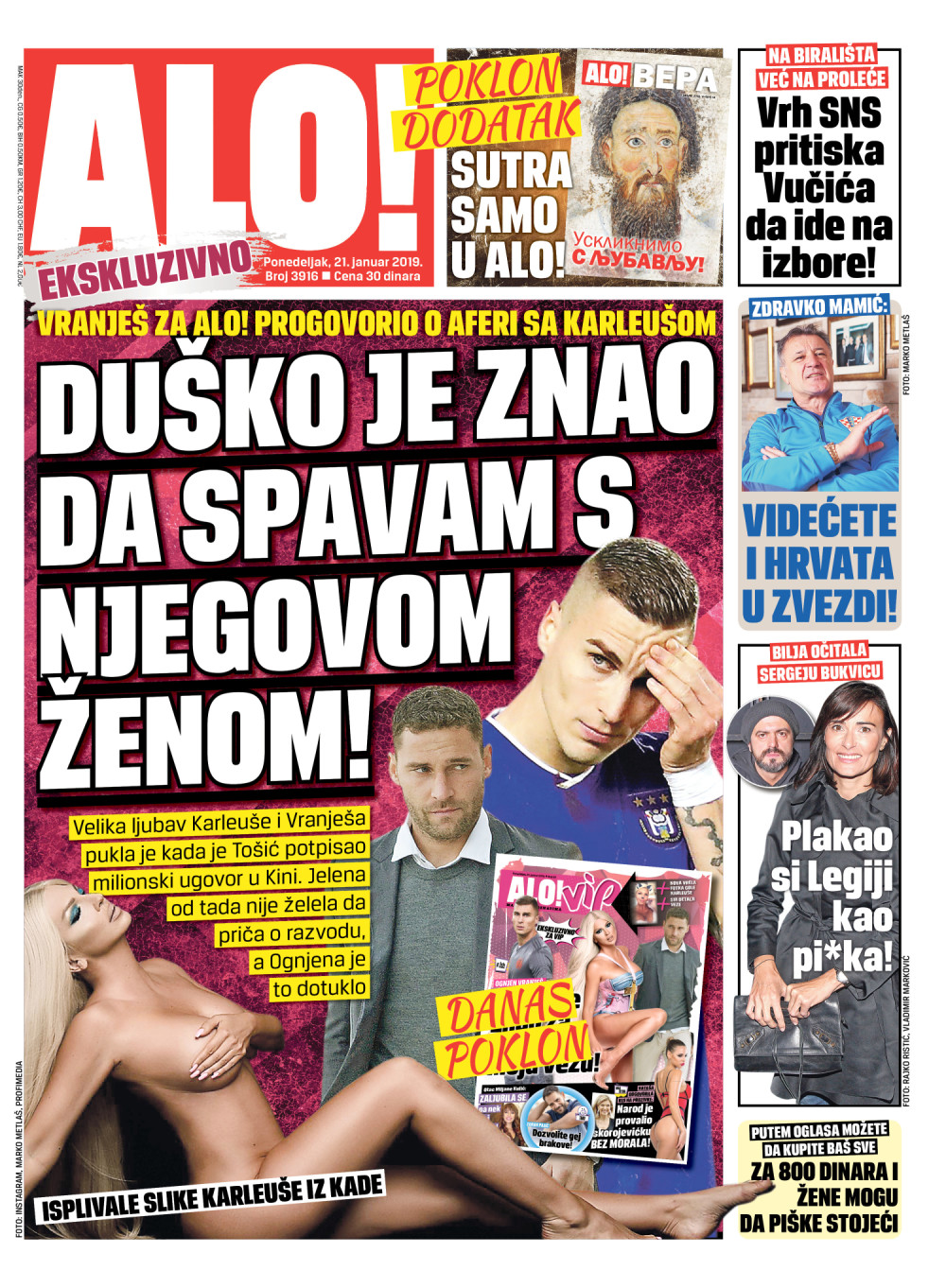 Naslovna za: 21.1.2019