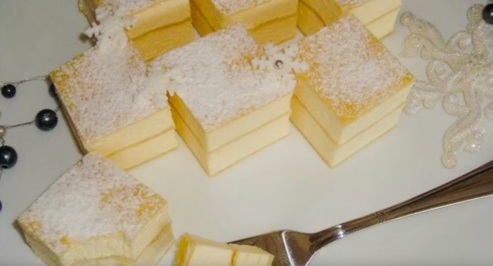 Krem kocke, preukusni kolač koji se topi u ustima!