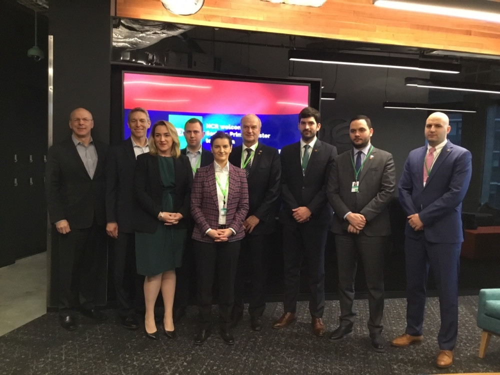 Ana Brnabić u poseti kompaniji NCR