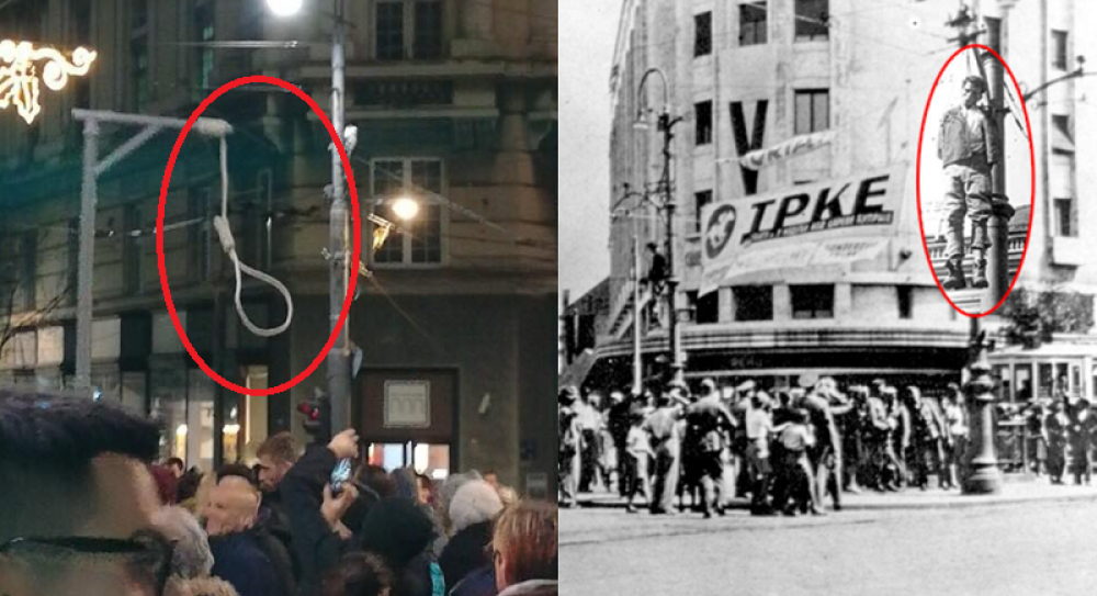 Pogledajte kako je izgledalo vešanje na Terazijama 1941, a sad hoće opet! Ovo je politika koju vodi Đilas! (FOTO)
