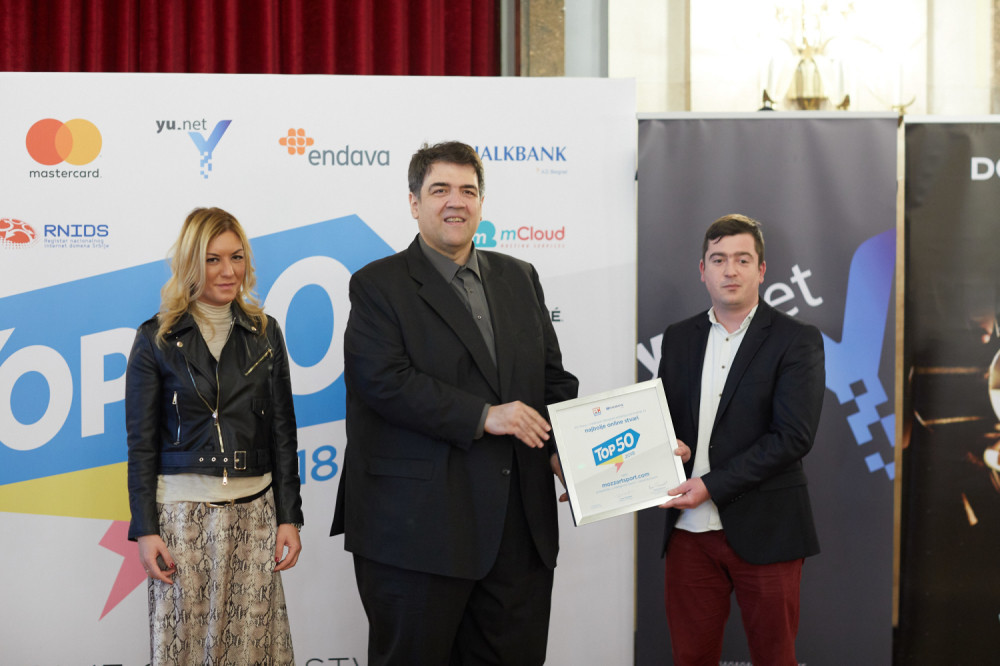 Mozzart sport proglašen za NAJBOLJI sportski sajt u Srbiji