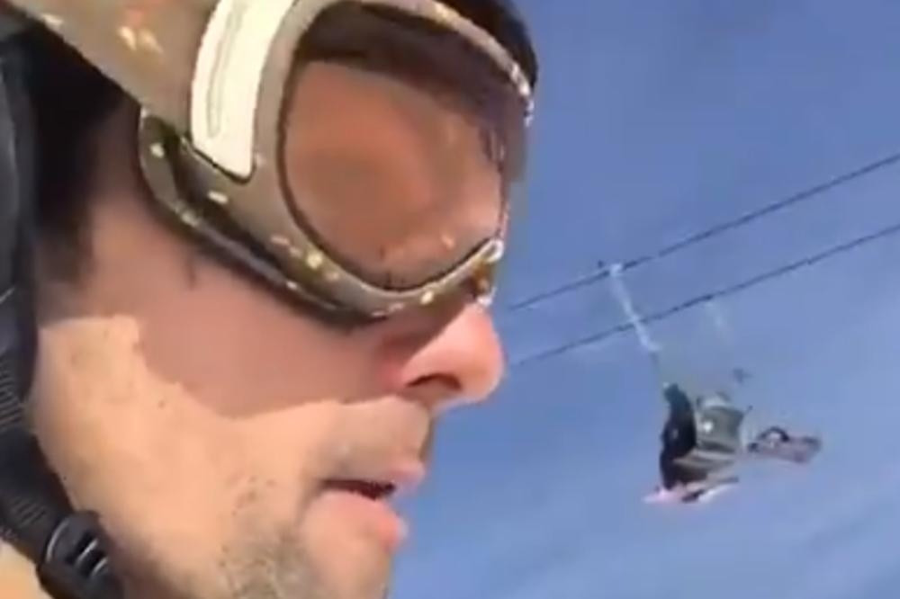 Kad nema reketa dobre su i skije! Nole ODRADIO SPUST, evo kako se proveo! (VIDEO)