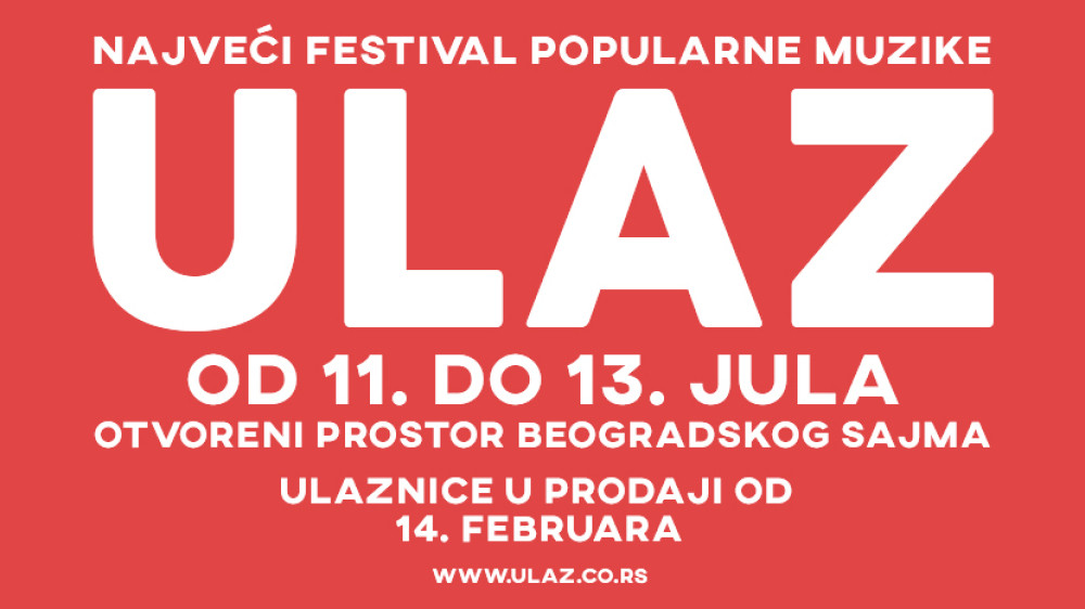 Na festivalskom nebu Srbije rađa se nova zvezda - Ulaz!