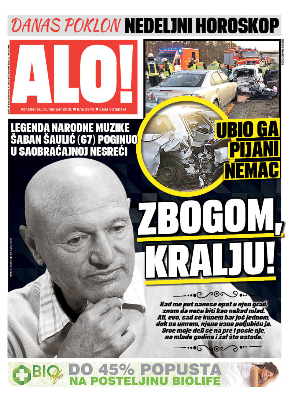 Ubio ga pijani Nemac!