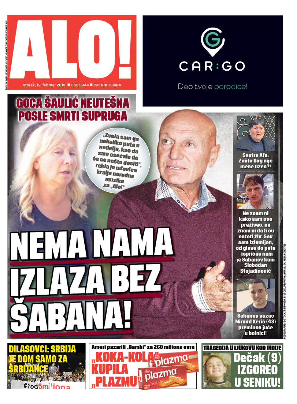 Naslovna za: 19.2.2019