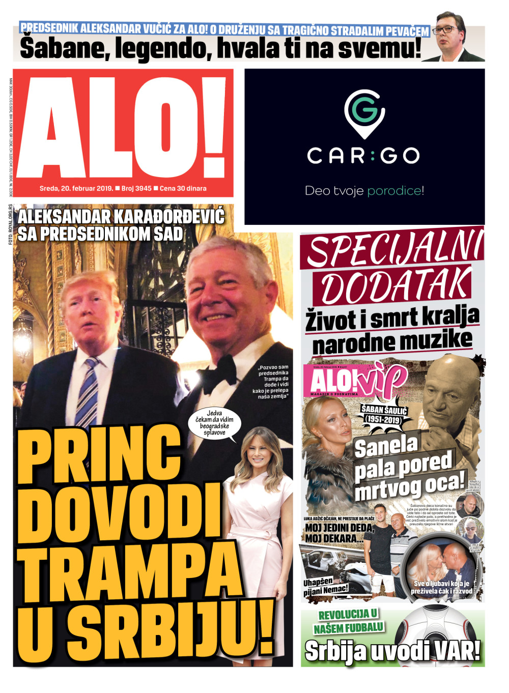 Naslovna za: 20.2.2019