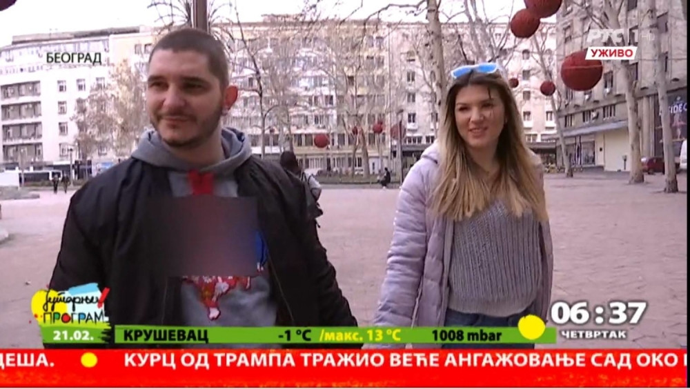U Jutarnjem programu blurovali majicu jer se na njoj nalazi SRPSKA SVETINJA!