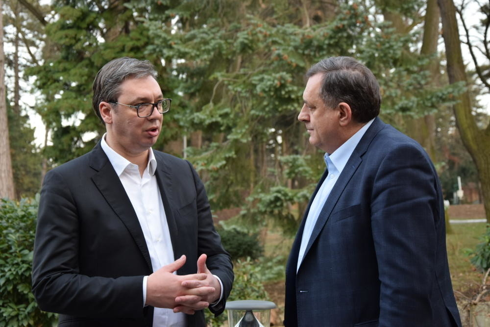 Evo o čemu razgovaraju predsednik Srbije i predsedavajući Predsedništva BiH
