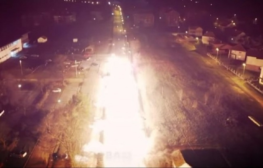 "SVI NA DERBI"! Ovo je uvertira "grobara" pred sudar sa Zvezdom, GORELE SU ULICE!  (VIDEO)