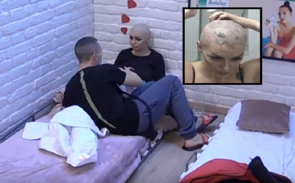 Bane posetio Zerinu, doživeo šok kada je video njenu OBRIJANU GLAVU! Ona briznula u plač!