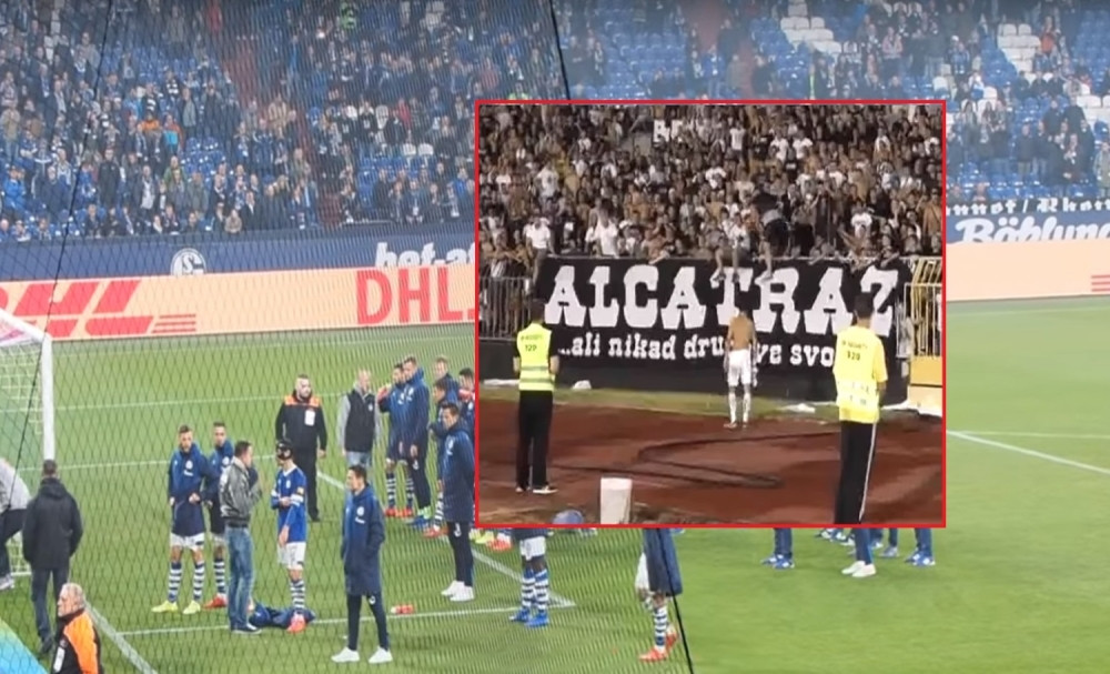 Besni navijači Šalkea UPALI NA TEREN i naneli najveću sramotu kapitenu! (VIDEO)