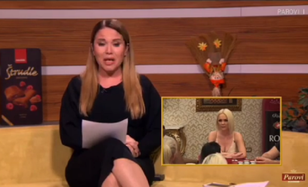Voditeljka "Parova" grcala u suzama usred emisije! Saopštila da je preminula Divna Karleuša, a onda su svi ukućani ustali za stolom i URADILI OVO! (VIDEO)