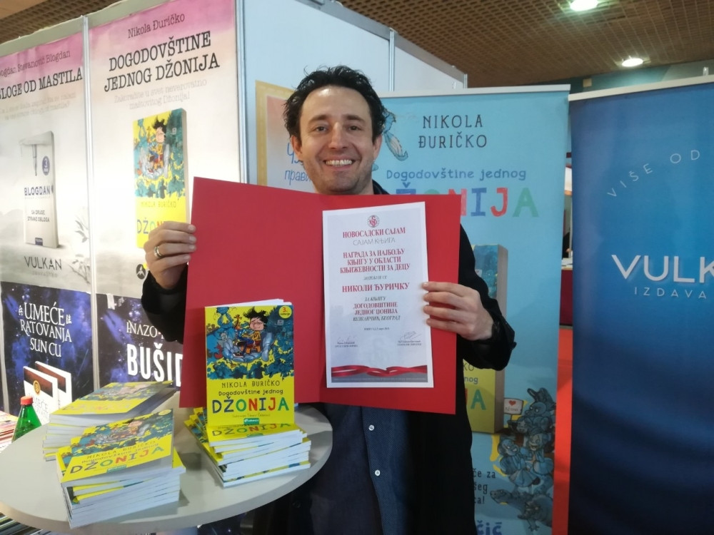 Nikoli Đuričku uručena nagrada za najbolju knjigu u oblasti dečje književnosti