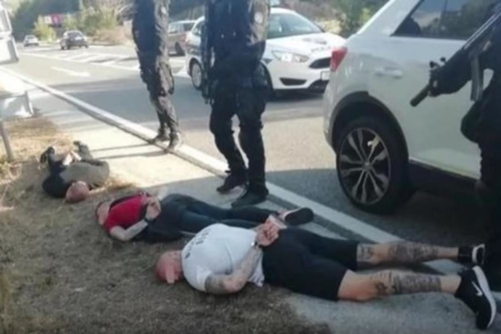 Spektakularno hapšenje "opasnih momaka", naslagali ih kao girice, a mislili su da su NEDODIRLJIVI! (VIDEO)