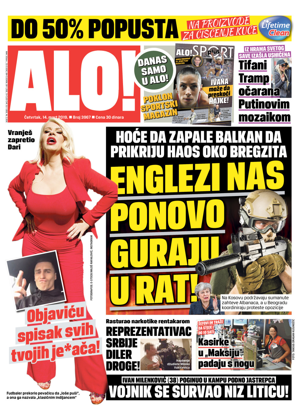 Englezi nas ponovo guraju u rat!  ČITAJTE U ALO!