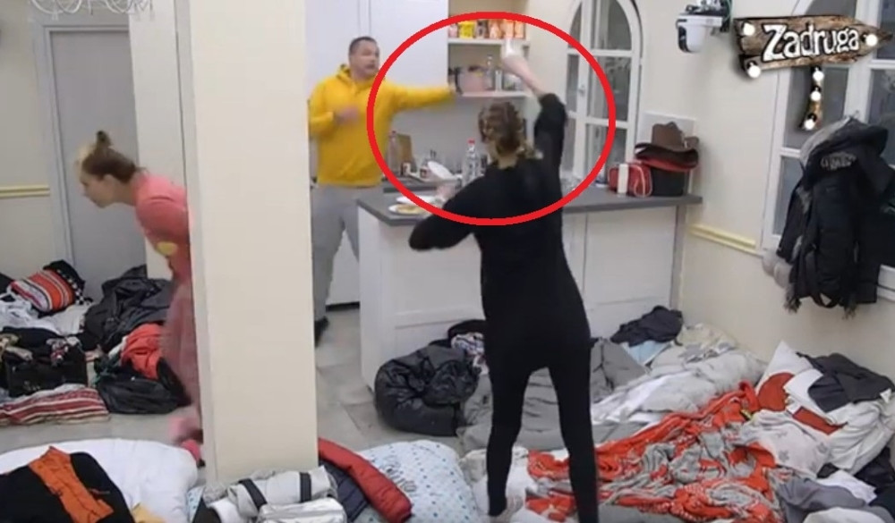 Nadežda na ivici živaca, GAĐALA Baneta flašom, lomila sve pred sobom!