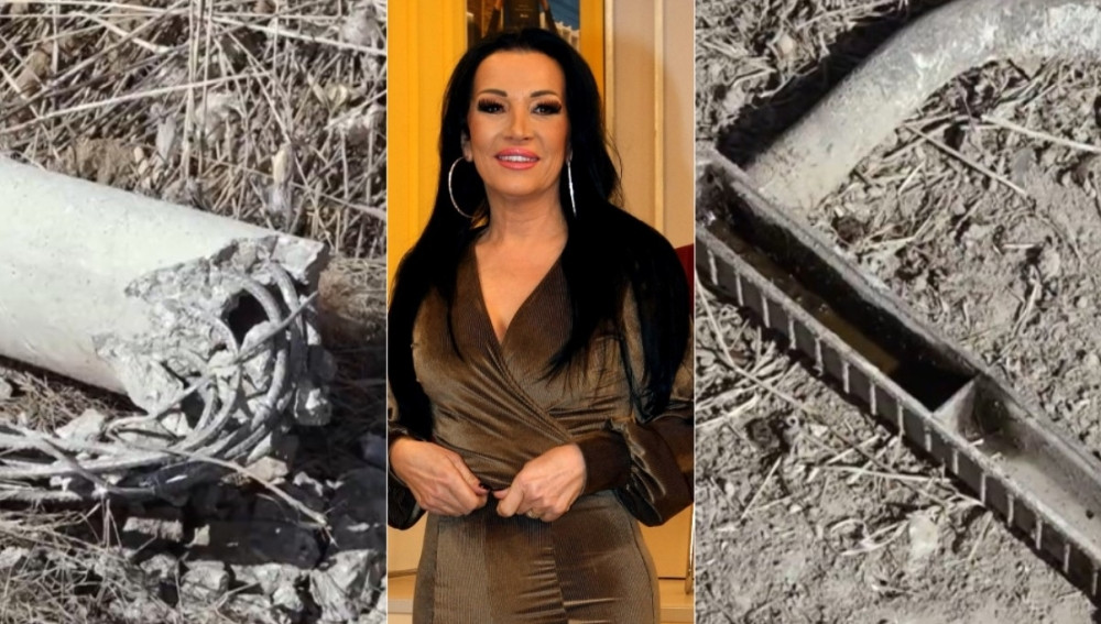 Ovde se zapalio automobil Goce Božinovske! Delovi automobila svuda po putu, oborena bandera! (FOTO, VIDEO)