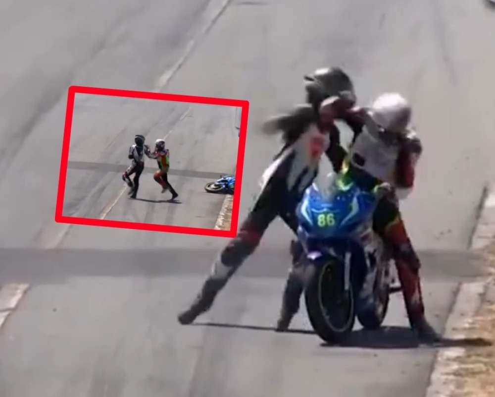 Pesničio ga do iznemoglosti, skandal kakav motociklizam ne pamti (VIDEO)