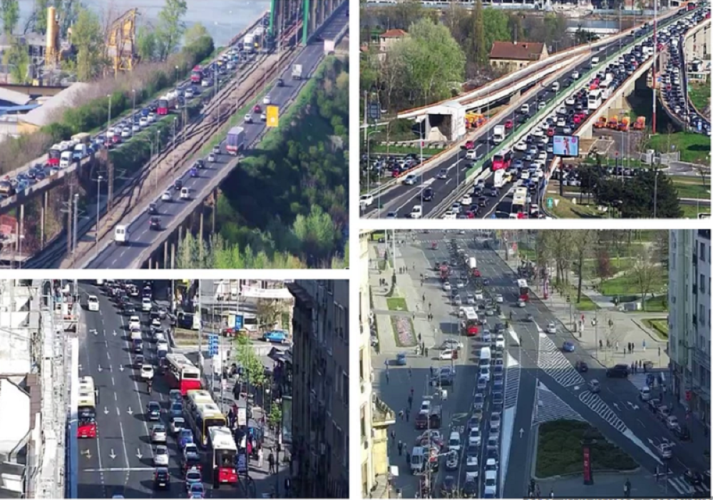 Zastoji u centru, automobili mile, evo kako da se ne zaglavite U ŠPICI!