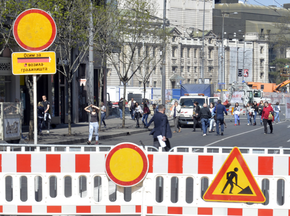 Zatvaranje Trga Republike i okolnih ulica uticalo na navike vozača... Pratite sledeća uputstva i neće biti problema