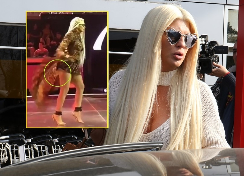 Karleuši sevnula GU*A! Nije se pojavila na sudu, pa pozirala na sceni Granda dok je u ŽALOSTI! (VIDEO)