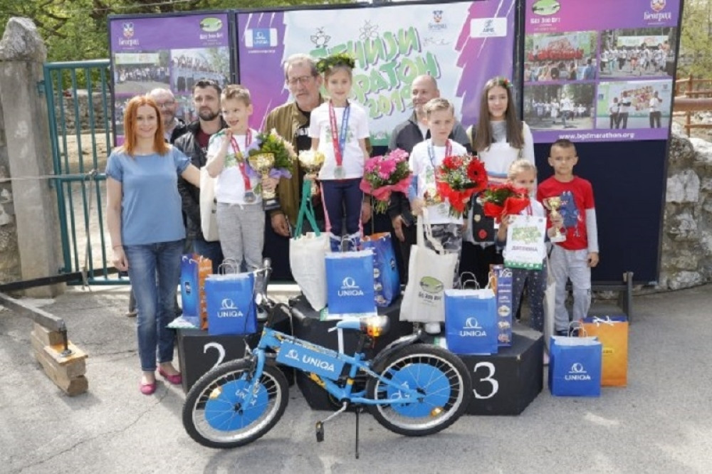 Anđeli bicikl, "maratončić" ponovo promovisao sport