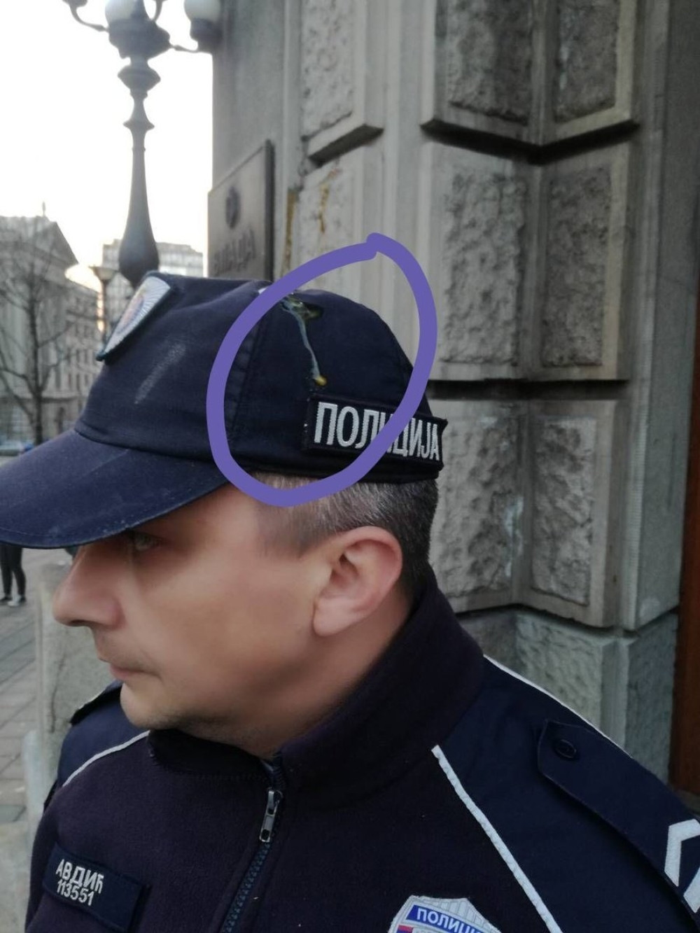 Strukovno udruženje policije: Jaja su donesena s namerom, ovo je nedopustivo ponašanje opozicije