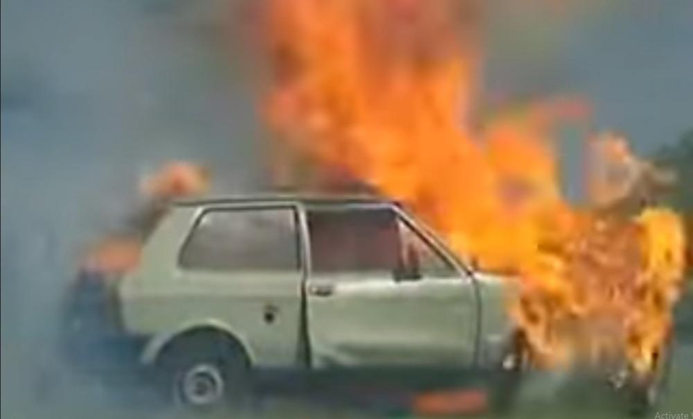 Silno iznerviran razneo JUGA sa tenkom! (FOTO+VIDEO)