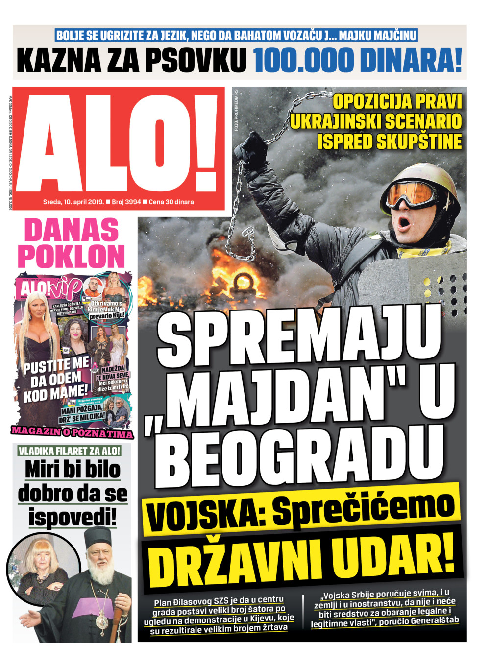 Plan koji bi opozicija da sprovede u subotu kraajnje je opasan! Moglo bi da rezultaira ljudskim žrtvama?! ČITAJTE U ALO!