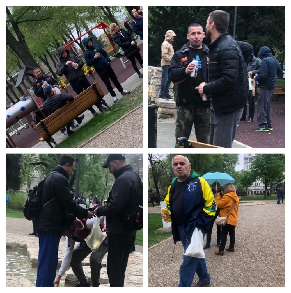 Učesnici protesta opozicije se alkoholisali do besvesti! Prolaznici se krstili levom i desnom rukom! (FOTO)