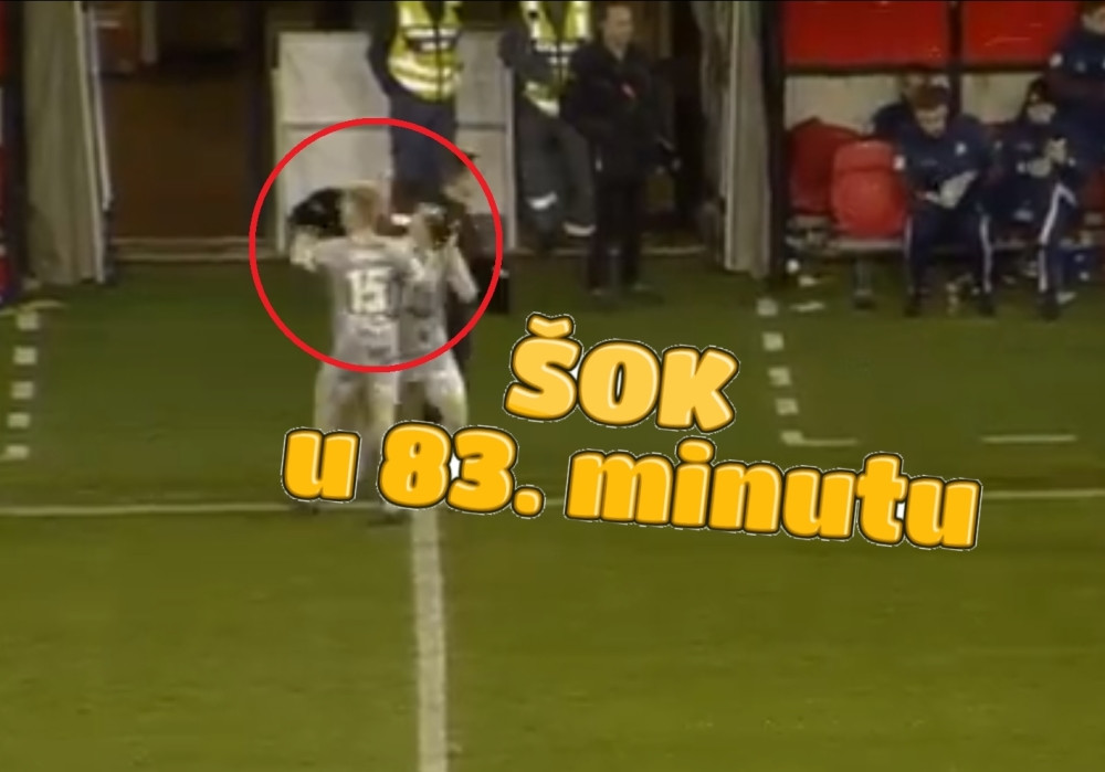 Zbog jednog detalja bruji Evropa: Da li ste videli PRST U OKU SAIGRAČA?! Tražio izmenu posle 10 sekundi na terenu (VIDEO)