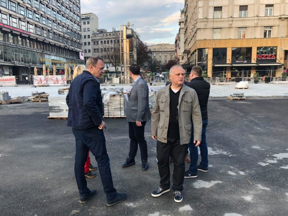 Vesić: Gradski trg će izgledati onako kako zaslužuje Beograd kao prestonica!