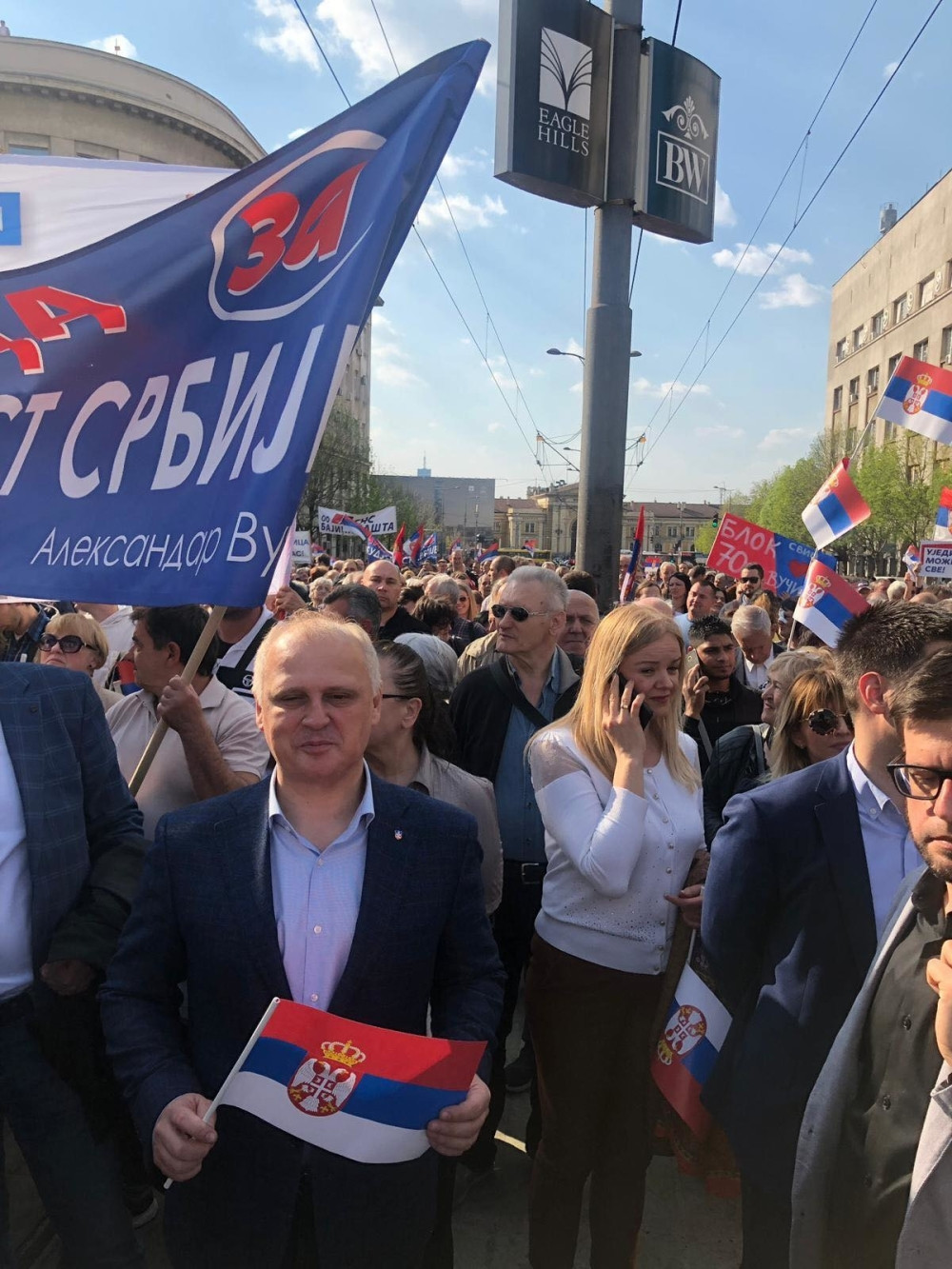 Vesićeva objava posle mitinga zadivila je celokupnu pristojnu Srbiju (FOTO)