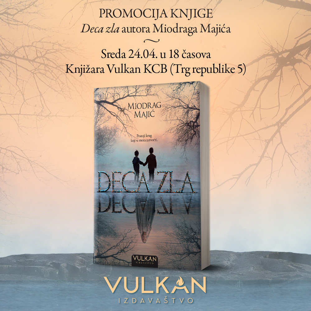 Promocija i potpisivanje romana "Deca zla" autora Miodraga Majića