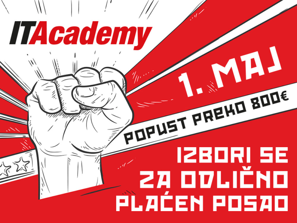 800€ popusta za upis na ITAcademy