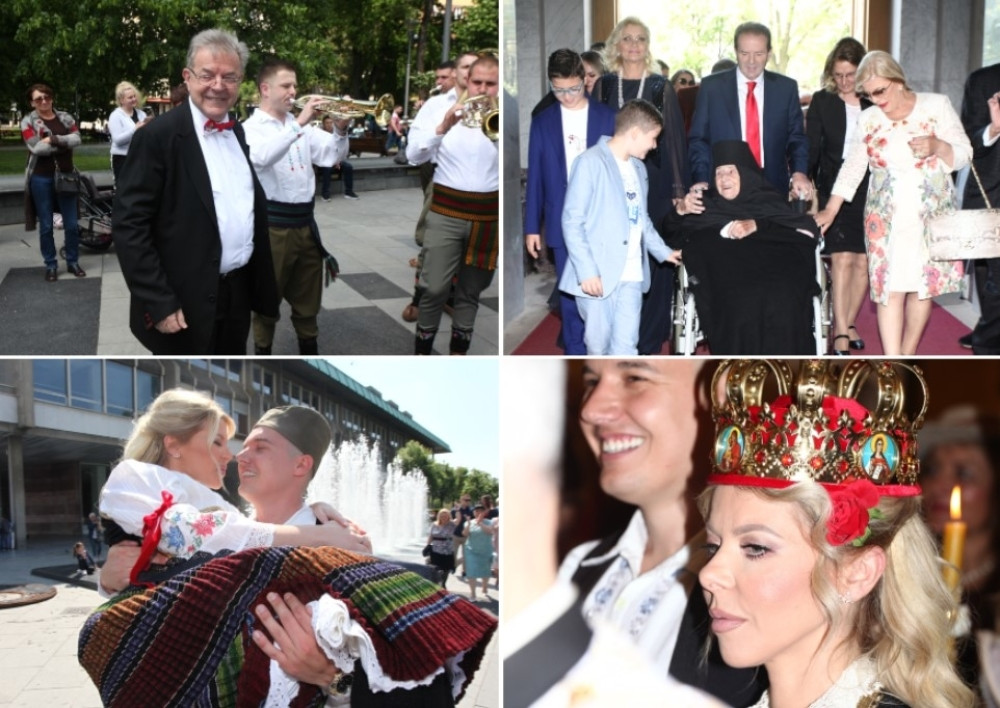 Udala se Karićeva ćerka! Zbog jednog detalja SVI SU ZANEMELI kada su se mladenci pojavili (VIDEO/FOTO)