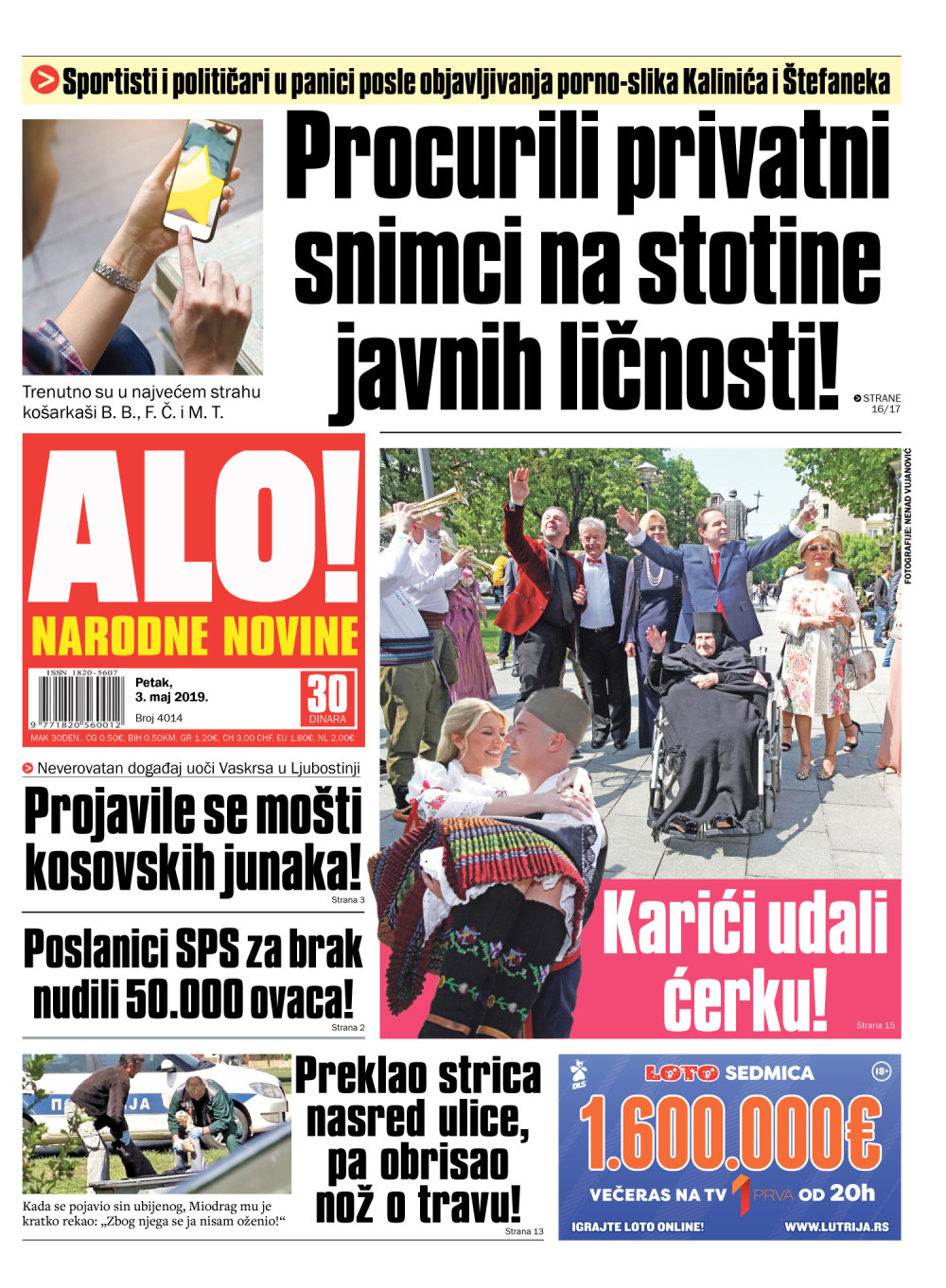 Sportisti i političari u panici posle objavljivanja porno-slika Kalinića i Štefaneka! ČITAJTE U ALO!
