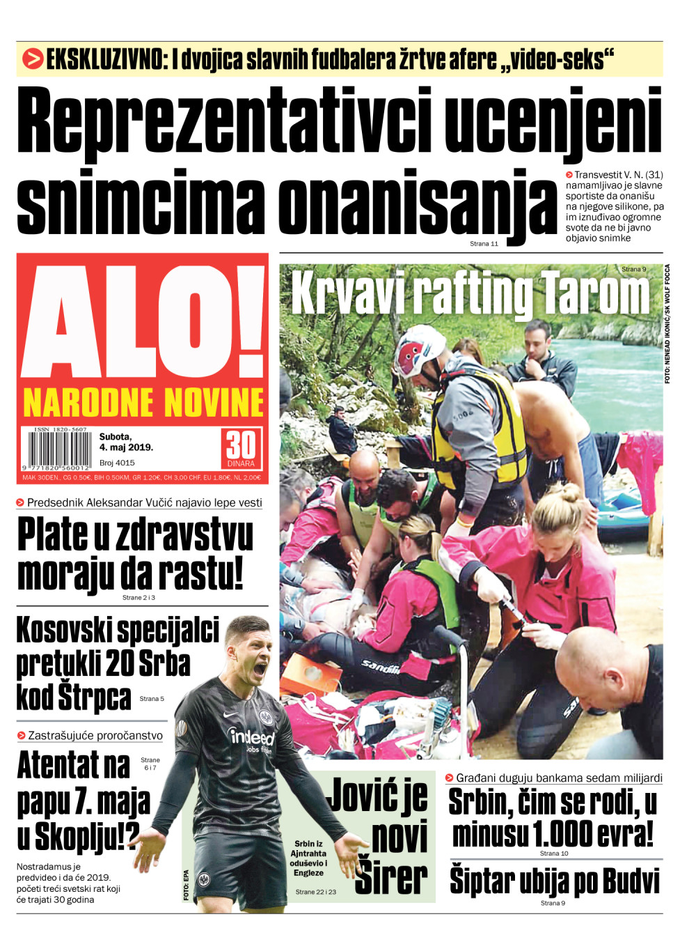 Transvestit namamljivao slavne sportiste da onanišu! Dvojica fudbalera žrtve afere "video-seks"! ČITAJTE U ALO!