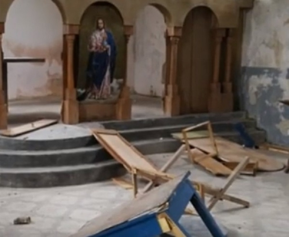 Pravoslavna crkva kod Kupresa potpuno oskrnavljena! (VIDEO)