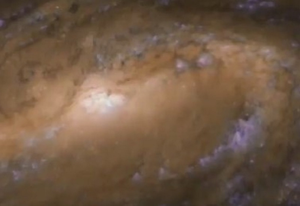 Snimljena spiralna galaksija (VIDEO)