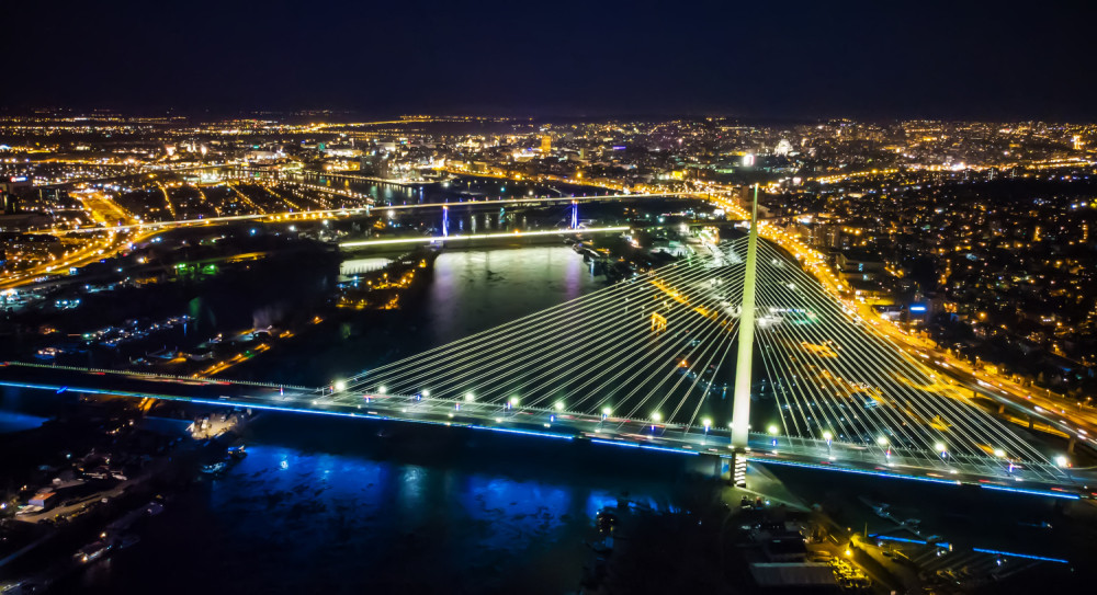 Najmlađi most preko Save u Beogradu jedan je od arhitektonskih simbola srpske prestonice