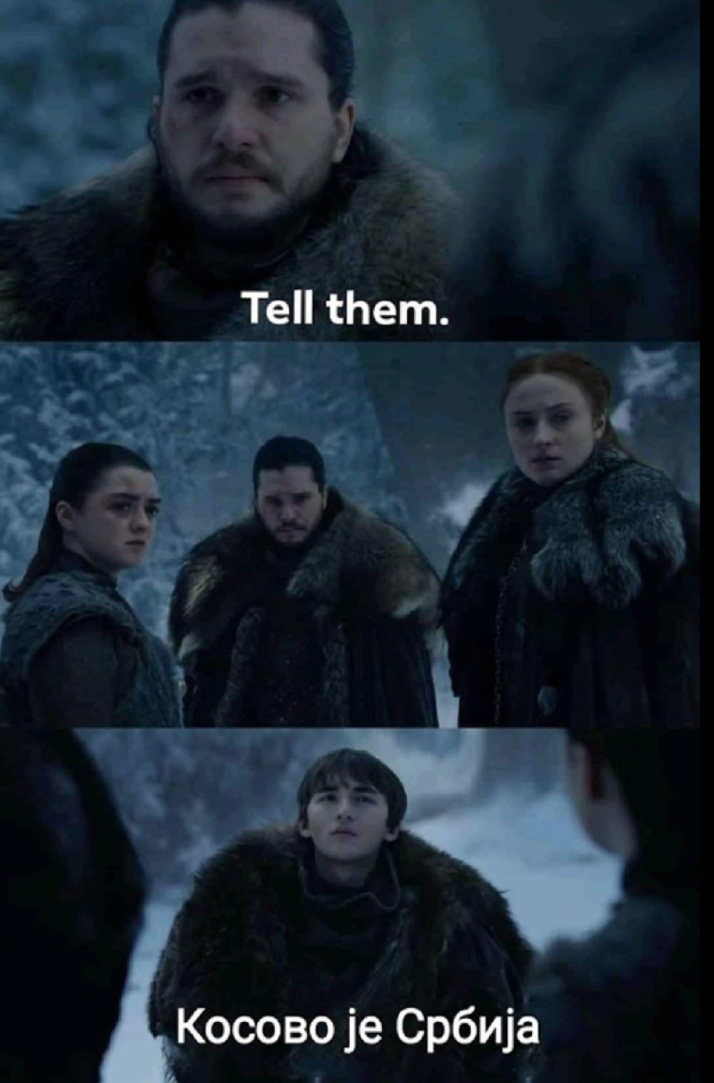 Scena poslednje epizode "Igre prestola" privukla je pažnju SVIH ALBANACA, a Kosovo je u centru priče! (FOTO)